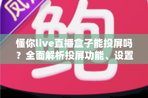 懂你live直播盒子能投屏吗？全面解析投屏功能、设置步骤与疑难排查