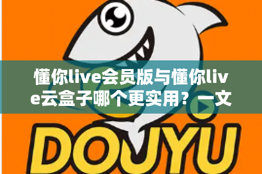 懂你live会员版与懂你live云盒子哪个更实用？一文读懂两者差异，选对方案少走弯路