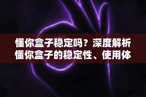 懂你盒子稳定吗？深度解析懂你盒子的稳定性、使用体验与选购建议