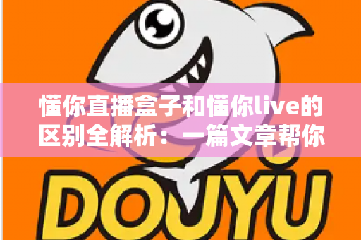 懂你直播盒子和懂你live的区别全解析：一篇文章帮你选对直播工具