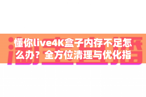 懂你live4K盒子内存不足怎么办?全方位清理与优化指南,让你的4K观影体验重回流畅 懂你live4K盒子内存不足怎么办?全方位清理与优化指南,让你的4K观影体验重回流畅