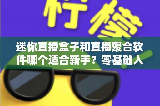 迷你直播盒子和直播聚合软件哪个适合新手?零基础入门者的完整选择指南 迷你直播盒子和直播聚合软件哪个适合新手?零基础入门者的完整选择指南