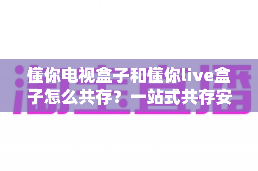 懂你电视盒子和懂你live盒子怎么共存?一站式共存安装与设置全攻略 懂你电视盒子和懂你live盒子怎么共存?一站式共存安装与设置全攻略