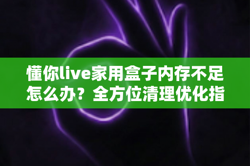 懂你live家用盒子内存不足怎么办?全方位清理优化指南,让你的电视盒子重获流畅体验 懂你live家用盒子内存不足怎么办?全方位清理优化指南,让你的电视盒子重获流畅体验