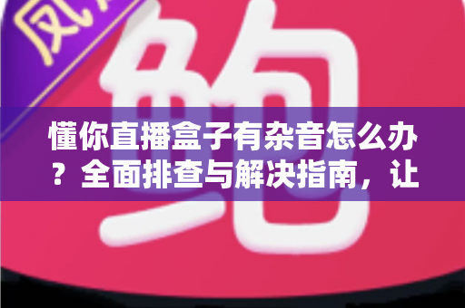 懂你直播盒子有杂音怎么办?全面排查与解决指南,让您的直播音质恢复清晰 懂你直播盒子有杂音怎么办?全面排查与解决指南,让您的直播音质恢复清晰
