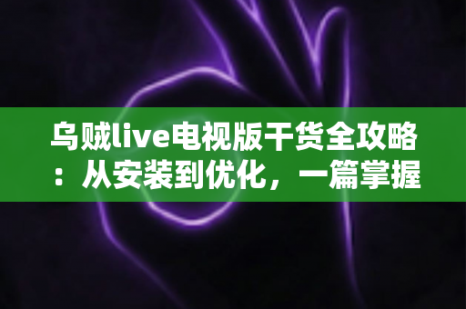 乌贼live电视版干货全攻略：从安装到优化，一篇掌握大屏观看的核心技巧