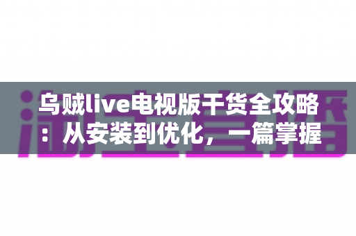 乌贼live电视版干货全攻略：从安装到优化，一篇掌握大屏观看的核心技巧