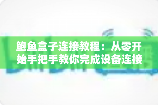 鲍鱼盒子连接教程:从零开始手把手教你完成设备连接与设置全攻略 鲍鱼盒子连接教程:从零开始手把手教你完成设备连接与设置全攻略