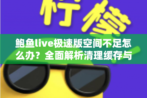 鲍鱼live极速版空间不足怎么办？全面解析清理缓存与释放手机存储空间的实用技巧