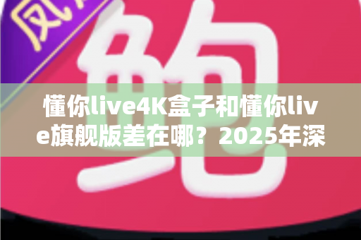 懂你live4K盒子和懂你live旗舰版差在哪？2025年深度对比评测与选购指南全解析