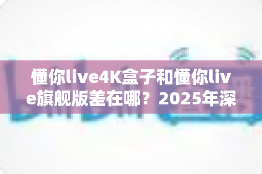 懂你live4K盒子和懂你live旗舰版差在哪？2025年深度对比评测与选购指南全解析