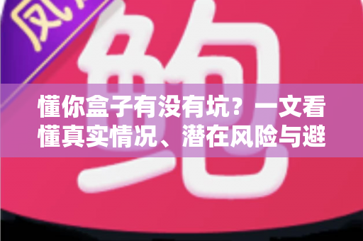 懂你盒子有没有坑?一文看懂真实情况、潜在风险与避坑全攻略 懂你盒子有没有坑?一文看懂真实情况、潜在风险与避坑全攻略