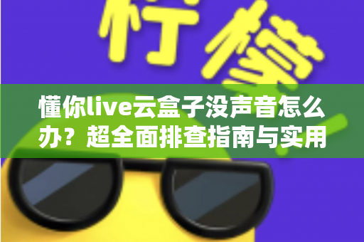 懂你live云盒子没声音怎么办?超全面排查指南与实用解决方案分享 懂你live云盒子没声音怎么办?超全面排查指南与实用解决方案分享