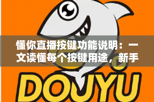 懂你直播按键功能说明:一文读懂每个按键用途,新手也能快速上手 懂你直播按键功能说明:一文读懂每个按键用途,新手也能快速上手