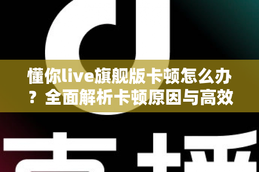 懂你live旗舰版卡顿怎么办？全面解析卡顿原因与高效解决方法大全