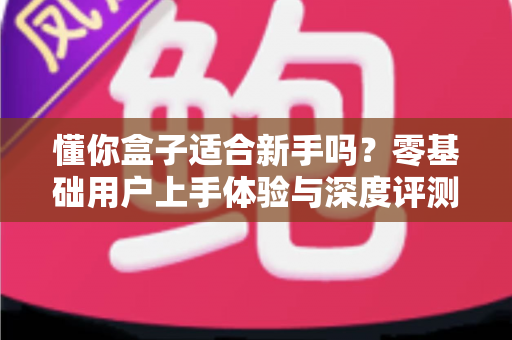 懂你盒子适合新手吗？零基础用户上手体验与深度评测全指南