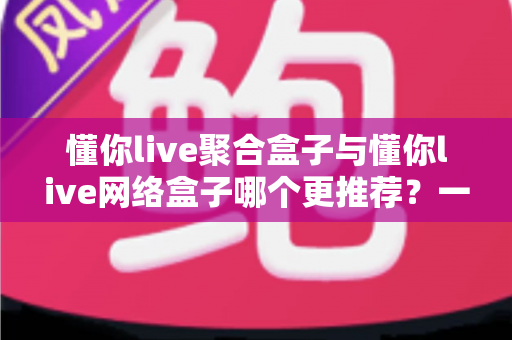 懂你live聚合盒子与懂你live网络盒子哪个更推荐?一张文看懂两大盒子的真实差距与选购指南 懂你live聚合盒子与懂你live网络盒子哪个更推荐?一张文看懂两大盒子的真实差距与选购指南