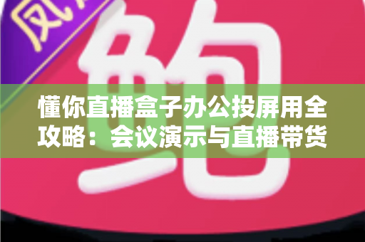 懂你直播盒子办公投屏用全攻略:会议演示与直播带货一机搞定的职场效率神器 懂你直播盒子办公投屏用全攻略:会议演示与直播带货一机搞定的职场效率神器