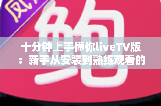 十分钟上手懂你liveTV版：新手从安装到熟练观看的完整实用指南