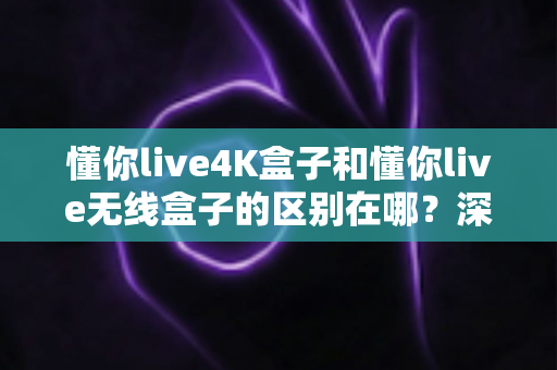 懂你live4K盒子和懂你live无线盒子的区别在哪?深度对比帮你选对不选贵 懂你live4K盒子和懂你live无线盒子的区别在哪?深度对比帮你选对不选贵
