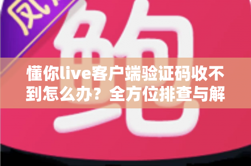 懂你live客户端验证码收不到怎么办？全方位排查与解决指南