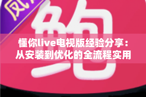 懂你live电视版经验分享:从安装到优化的全流程实用指南 懂你live电视版经验分享:从安装到优化的全流程实用指南