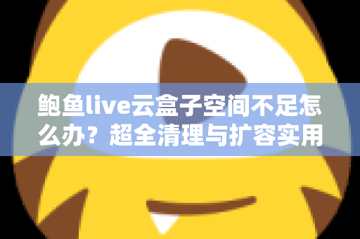 鲍鱼live云盒子空间不足怎么办?超全清理与扩容实用攻略,轻松告别存储焦虑 鲍鱼live云盒子空间不足怎么办?超全清理与扩容实用攻略,轻松告别存储焦虑