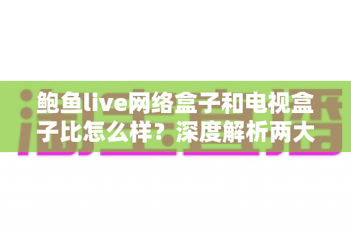 鲍鱼live网络盒子和电视盒子比怎么样?深度解析两大观影设备差异,助你选购不踩坑 鲍鱼live网络盒子和电视盒子比怎么样?深度解析两大观影设备差异,助你选购不踩坑