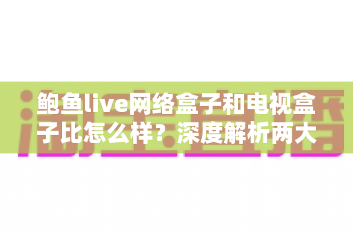 鲍鱼live网络盒子和电视盒子比怎么样?深度解析两大观影设备差异,助你选购不踩坑 鲍鱼live网络盒子和电视盒子比怎么样?深度解析两大观影设备差异,助你选购不踩坑