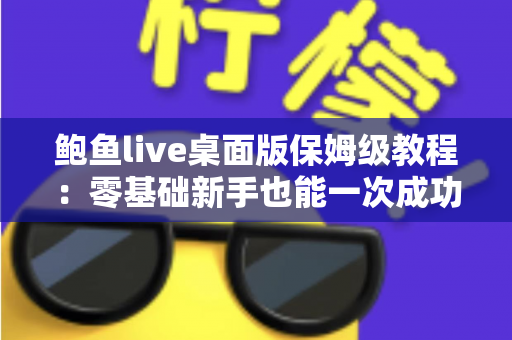 鲍鱼live桌面版保姆级教程：零基础新手也能一次成功的安装与使用全指南