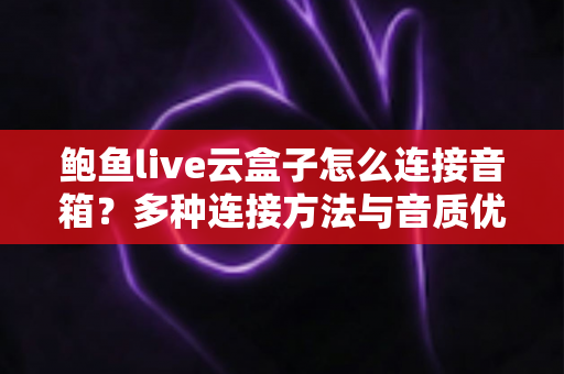 鲍鱼live云盒子怎么连接音箱?多种连接方法与音质优化全攻略 鲍鱼live云盒子怎么连接音箱?多种连接方法与音质优化全攻略
