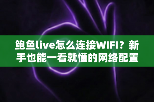 鲍鱼live怎么连接WIFI？新手也能一看就懂的网络配置完整攻略