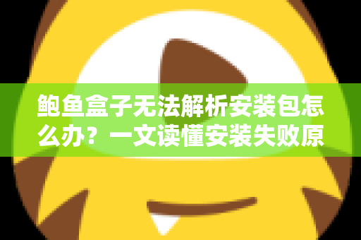 鲍鱼盒子无法解析安装包怎么办?一文读懂安装失败原因与超全解决办法 鲍鱼盒子无法解析安装包怎么办?一文读懂安装失败原因与超全解决办法