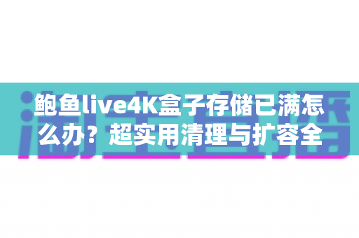 鲍鱼live4K盒子存储已满怎么办？超实用清理与扩容全攻略，轻松解决空间不足难题