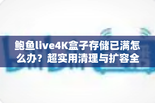 鲍鱼live4K盒子存储已满怎么办？超实用清理与扩容全攻略，轻松解决空间不足难题