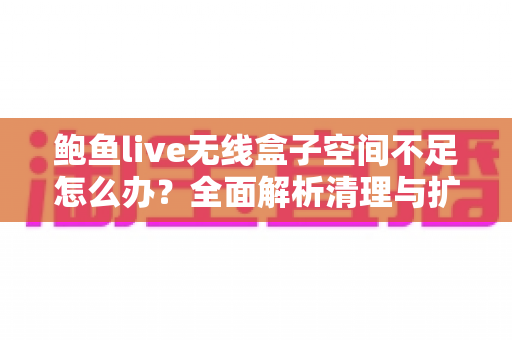 鲍鱼live无线盒子空间不足怎么办?全面解析清理与扩容实用指南 鲍鱼live无线盒子空间不足怎么办?全面解析清理与扩容实用指南