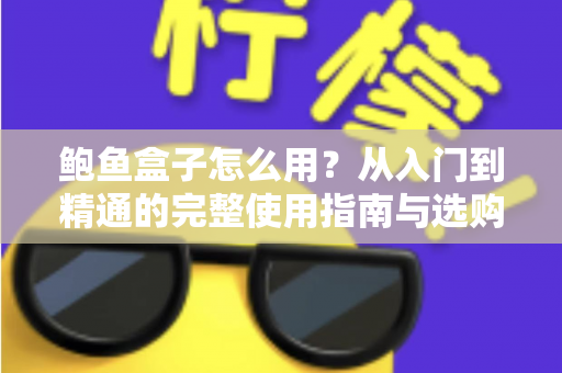 鲍鱼盒子怎么用？从入门到精通的完整使用指南与选购保养秘籍