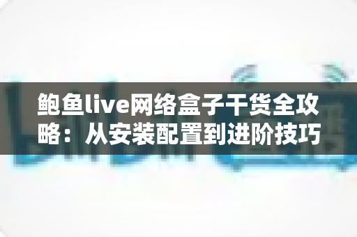 鲍鱼live网络盒子干货全攻略：从安装配置到进阶技巧的完整指南
