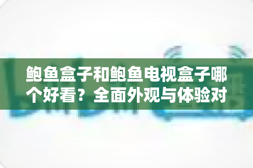 鲍鱼盒子和鲍鱼电视盒子哪个好看？全面外观与体验对比指南