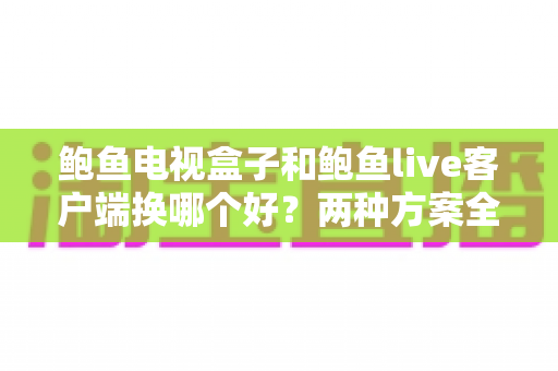 鲍鱼电视盒子和鲍鱼live客户端换哪个好？两种方案全方位对比与选择指南