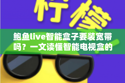 鲍鱼live智能盒子要装宽带吗？一文读懂智能电视盒的联网方式、带宽需求与安装避坑指南
