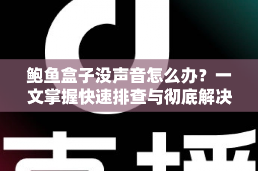 鲍鱼盒子没声音怎么办?一文掌握快速排查与彻底解决的全套方法 鲍鱼盒子没声音怎么办?一文掌握快速排查与彻底解决的全套方法