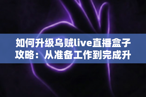 如何升级乌贼live直播盒子攻略：从准备工作到完成升级的全流程指南与常见问题详解