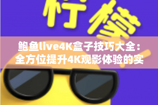 鲍鱼live4K盒子技巧大全：全方位提升4K观影体验的实用指南