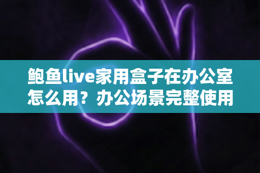 鲍鱼live家用盒子在办公室怎么用？办公场景完整使用指南与实用技巧