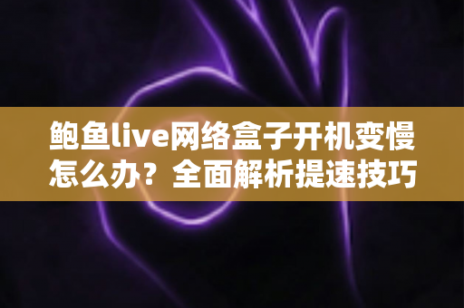 鲍鱼live网络盒子开机变慢怎么办？全面解析提速技巧与维护指南，让您的盒子秒速开机恢复流畅体验
