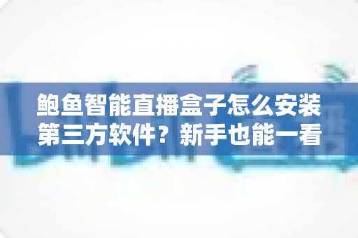 鲍鱼智能直播盒子怎么安装第三方软件？新手也能一看就懂的完整安装教程与避坑指南