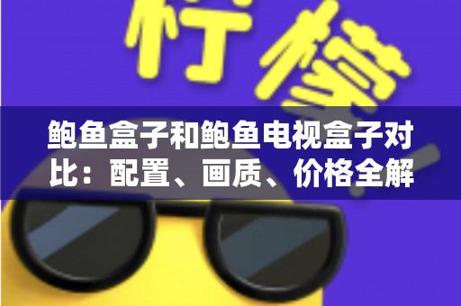 鲍鱼盒子和鲍鱼电视盒子对比：配置、画质、价格全解析，帮你选对家用电视盒子