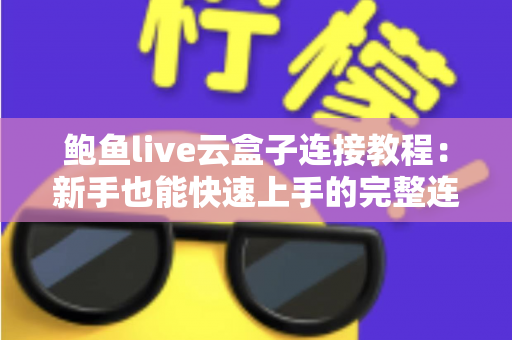 鲍鱼live云盒子连接教程：新手也能快速上手的完整连接与设置指南