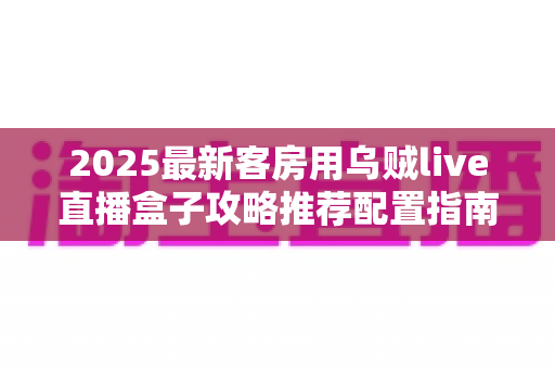 2025最新客房用乌贼live直播盒子攻略推荐配置指南：从选购到安装一步到位